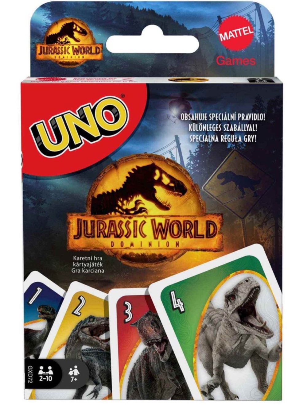 UNO Jurassic World Dominion Card Game nwt